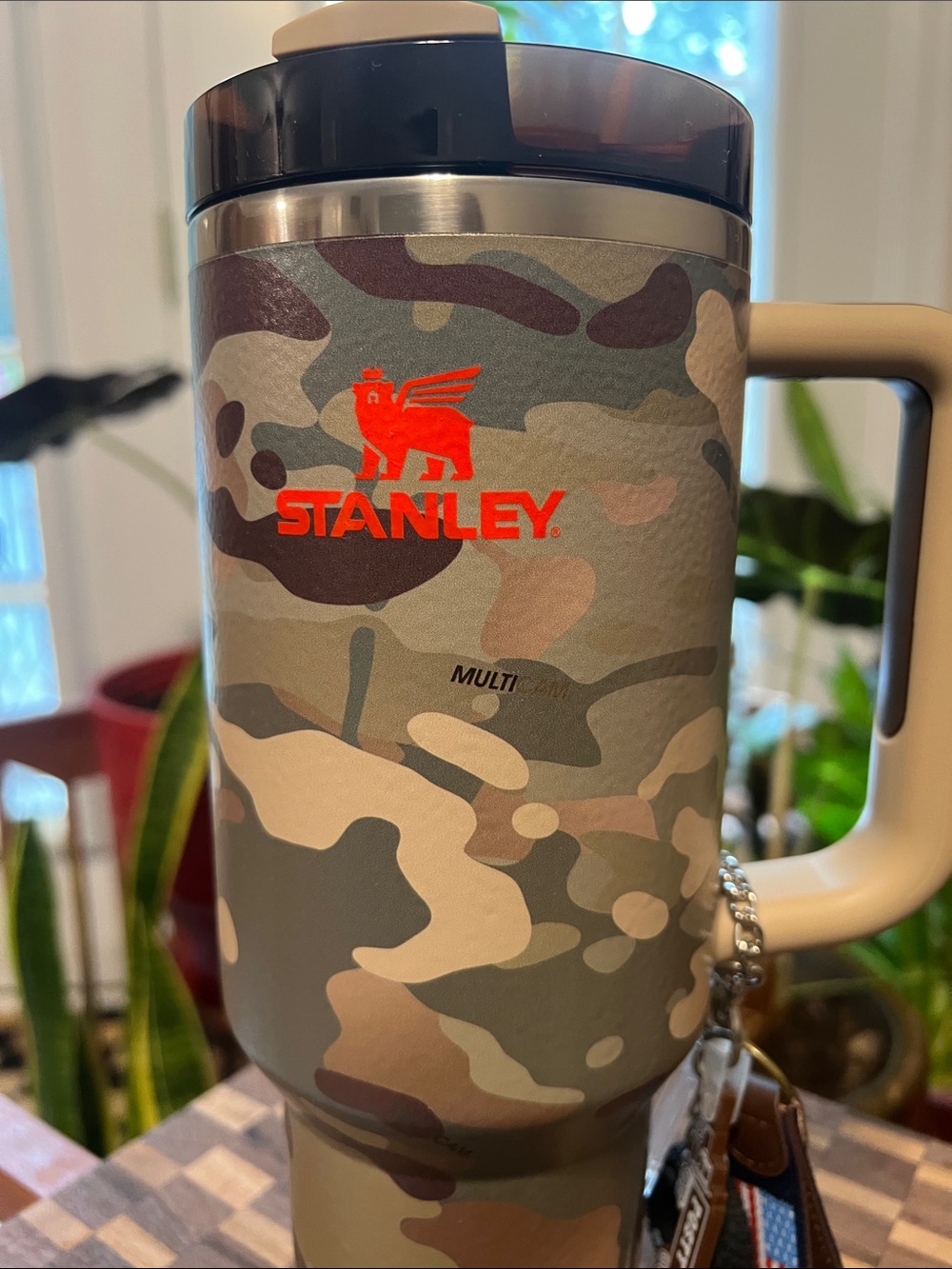 NWT Stanley Posty Post Malone 40 oz quencher tumbler with keychain and boot - Picture 2 of 7
